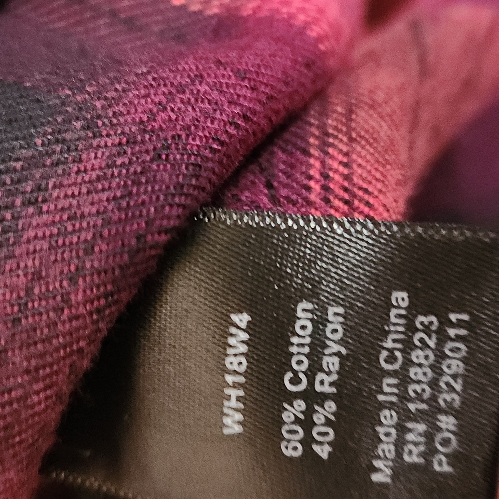 Shyanne Brushed Flannel Studded Detail Collared Button Down Womens Shirt - Picture 5 of 5